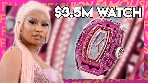 nicki minaj pink richard mille price|Nicki Minaj Teases New Music, Shares Rare Richard Mille  .